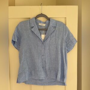 Everlane The Notch Shirt in Linen
